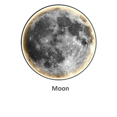 LED-Mondwandleuchte für Ruhe und Eleganz