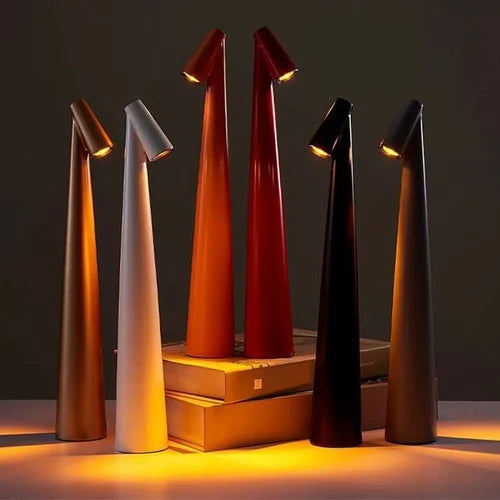 NordLicht - Kabellose Minimalistische LED-Stimmungslampe | Leselampe | Tischlampe