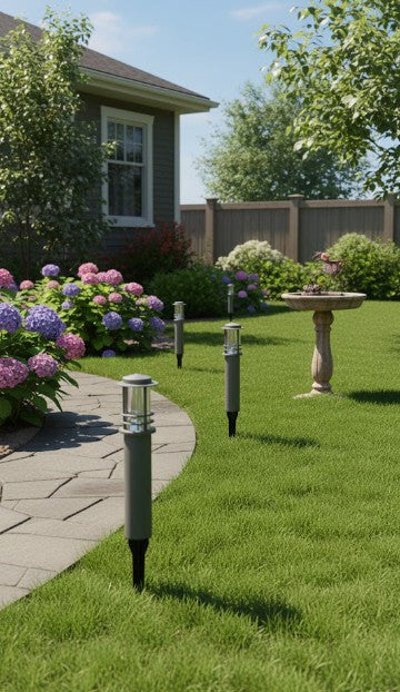 Zsófia 2er Set LED Gartenleuchten GL13 Anthrazit | Shiraki