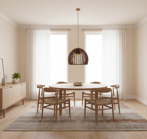 Lars LED Pendelleuchte Aluminium E14 Insel-Lampe
