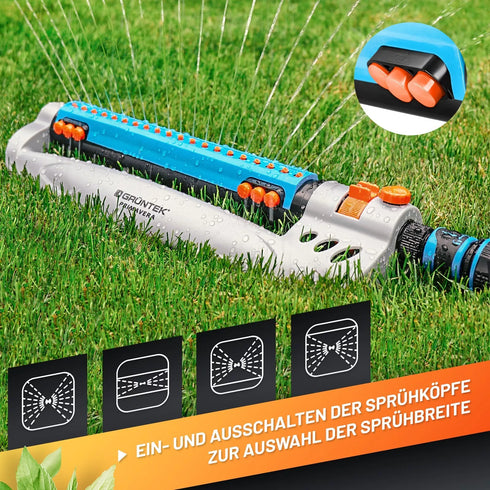 AquaMax Viereckregner – Leistungsstarker Rasensprenger