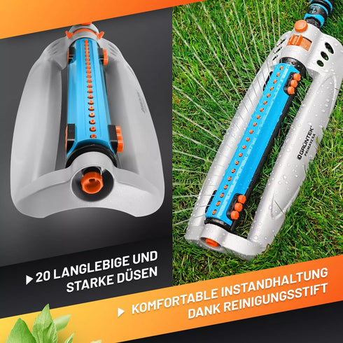 AquaMax Viereckregner – Leistungsstarker Rasensprenger