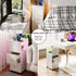 Iori Nachttisch mit Licht 2AC 2USB Ladestation Bluetooth-Lichtstreifen | Shiraki