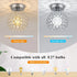 Britta Mini LED Deckenleuchte Kristall Silber | Shiraki