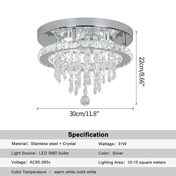 Camille Moderner LED-Kronleuchter für Wohnzimmer | Shiraki