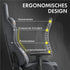 Alessio Drehbarer Gaming-Stuhl – Ergonomische hohe Rückenlehne mit Fußstütze