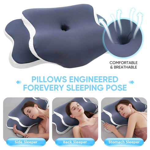 Memory Foam Nackenstützkissen Ergonomisch | ErgoNeck