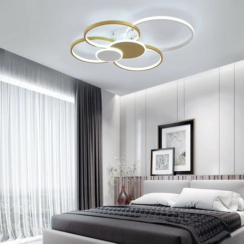Jesper Moderne LED-Deckenleuchte 65W Dimmbar mit Fernbedienung | Shiraki