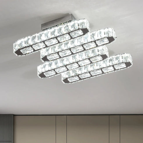 Isabella Luxus LED Kristall-Deckenleuchte | Shiraki