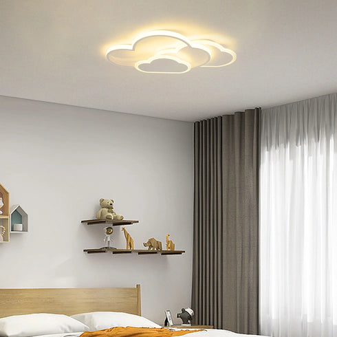 Runa LED Deckenleuchte Wolkenform 3-Farben Weiß | Shiraki