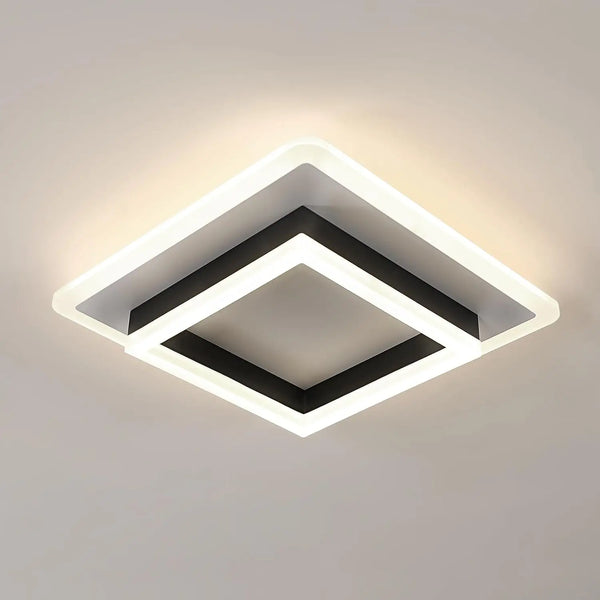 Élodie – LED Deckenleuchte 30W Quadratisch 4500K Neutralweiß | Shiraki