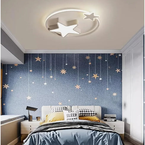 Renée LED Deckenleuchte Sternendesign für Kinderzimmer | Shiraki