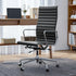 Gabriele | Echtleder-Drehstuhl mit ergonomischer Rückenform