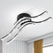 Helena LED-Deckenleuchte Metall Gebogenes Design | Shiraki