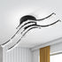 Helena LED-Deckenleuchte Metall Gebogenes Design | Shiraki