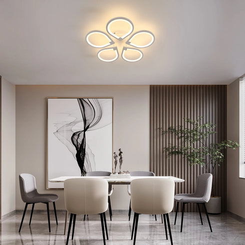 Soren 40W LED-Deckenleuchte Acryl dimmbar mit Fernbedienung | Shiraki