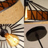Linnea Vintage Wandleuchte Rattan & Holz E27 | Shiraki