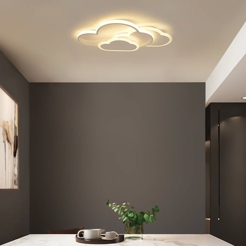 Runa LED Deckenleuchte Wolkenform 3-Farben Weiß | Shiraki