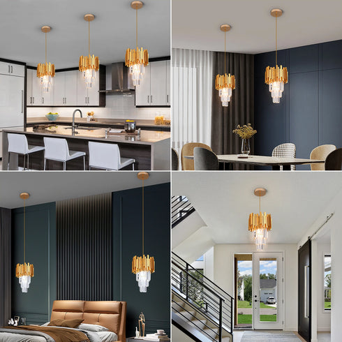 Johanna Nordic LED-Pendelleuchte Kronleuchter | Shiraki