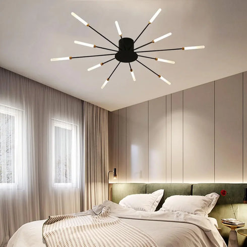 Ingrid 12-Head LED Deckenleuchte 12W Neutralweiß | Shiraki