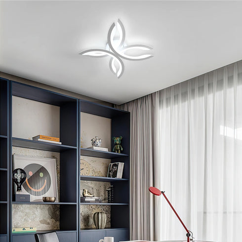 Axel LED Deckenleuchte Blütenform Dimmbar mit Fernbedienung | Shiraki