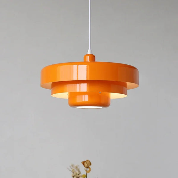 Celeste Retro Pendelleuchte Orange | Shiraki