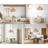 Amélie Bambus Rattan Pendelleuchte | Shiraki