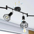 Noira – Schwenkbare LED-Deckenleuchte 6-flammig im modernen Stil | Shiraki