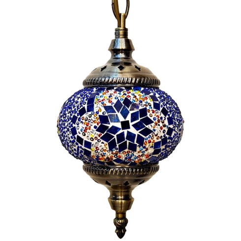 Colette Retro Türkische Mosaik-Pendelleuchte E27 | Shiraki