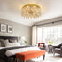Anneliese LED Deckenleuchte Goldene Kristall | Shiraki
