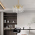Belle Kristall Kronleuchter goldener Ast-Look | Shiraki