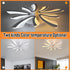 Amalia Acryl Deckenleuchte Blumenform Kronleuchter Pendelleuchte | Shiraki