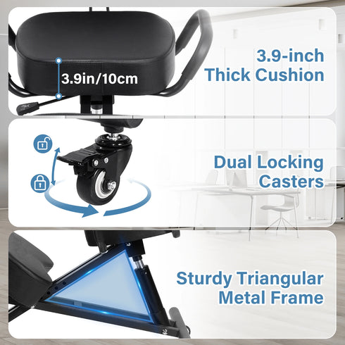Niccolò Ergonomischer Kniesitz mit Rückenlehne für Komfort & Haltung