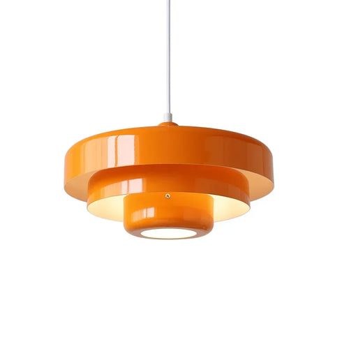 Celeste Retro Pendelleuchte Orange | Shiraki