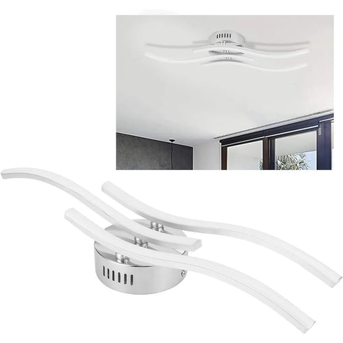 Isabella LED Deckenleuchte Wellenform | Shiraki