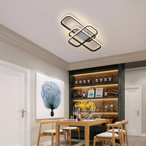 Amaris – Moderne LED Deckenleuchte 44W Rechteckig Dimmbar | Shiraki