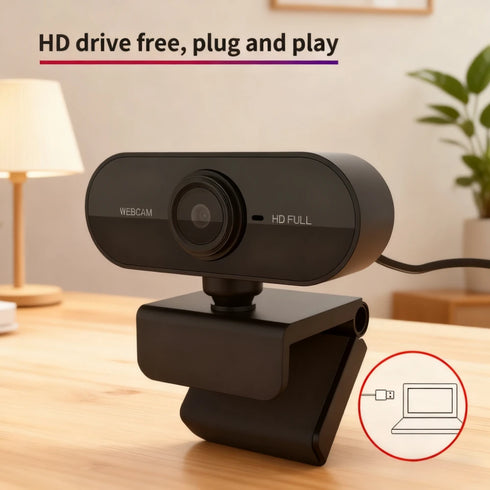 Mini-Webcam mit Mikrofon USB 1080P HD | LiveSeher