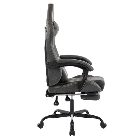 Francesco Ergonomischer drehbarer Büro-Gaming-Stuhl mit Fußstütze