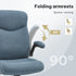 Leonardo Ergonomischer Bürostuhl mit höhenverstellbarem Sitz & klappbaren Armlehnen