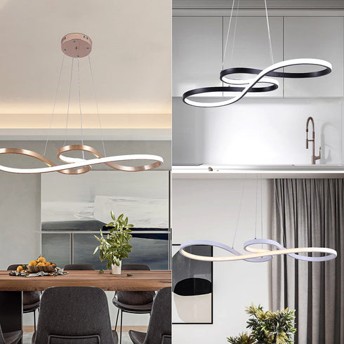 Freya LED Pendelleuchte Kronleuchter Dimmbare Deckenlampe | Shiraki