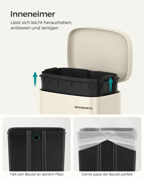 30L Küchen-Mülleimer mit Pedal | MüllMeister