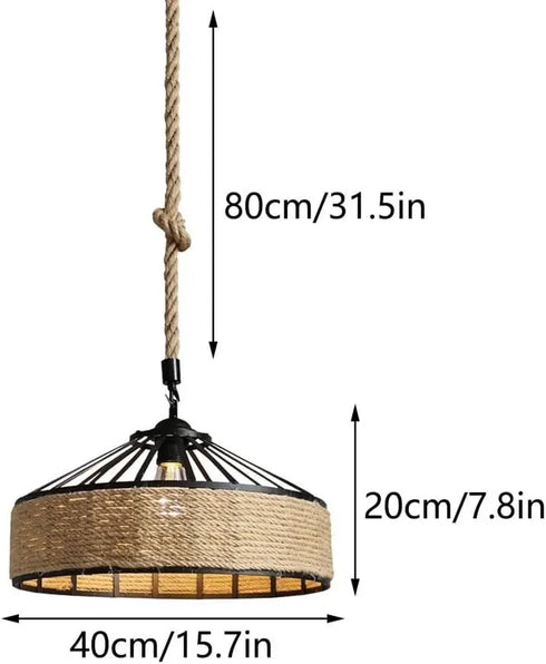 Linnea Vintage Wandleuchte Rattan & Holz E27 | Shiraki