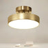 Livia LED Deckenleuchte Kupfer Rund | Shiraki