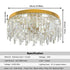 Adrienne – Moderne LED-Kristall-Kronleuchter-Deckenleuchte | Shiraki