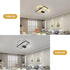 Bjorn LED Deckenleuchte rechteckig 46 W dimmbar Schwarz-Weiß | Shiraki
