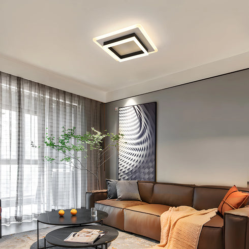 Élodie – LED Deckenleuchte 30W Quadratisch 4500K Neutralweiß | Shiraki