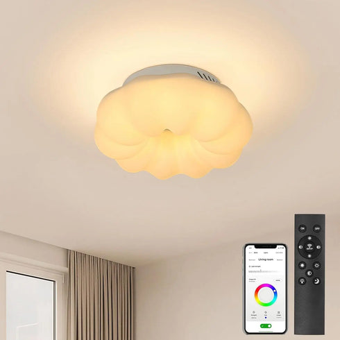 Eira LED-Wolkendeckenleuchte dimmbar | Shiraki