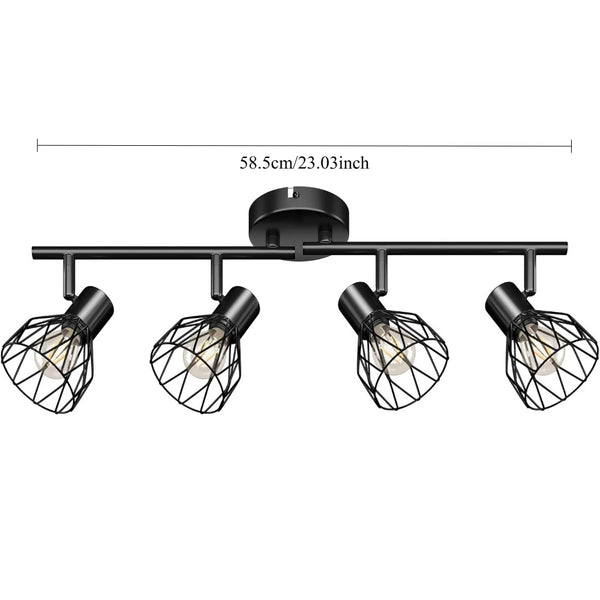 Margaux – 4-flammige schwenkbare LED-Deckenleuchte | Shiraki