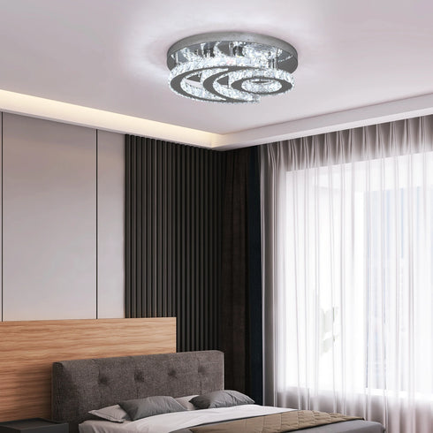 Elena – LED-Kristall-Deckenleuchte Kronleuchter | Shiraki
