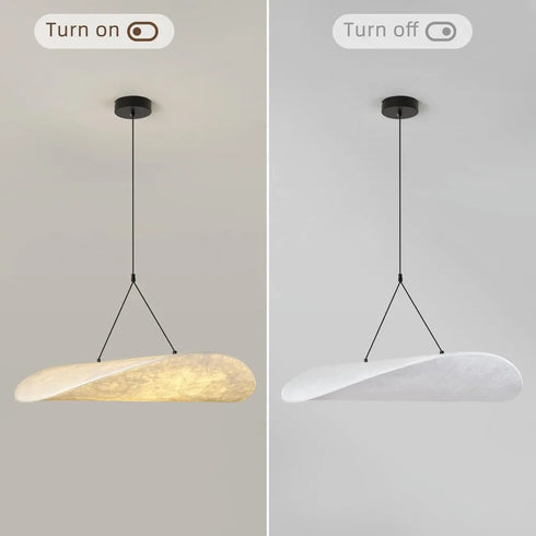 Elisa Japandi Wabi-Sabi Hängeleuchte mit Seidenschirm | Shiraki